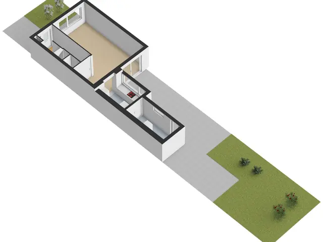 Plattegrond van De Hoogstraat 4