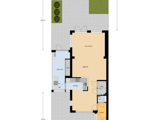 Plattegrond van Braziliëlaan 40
