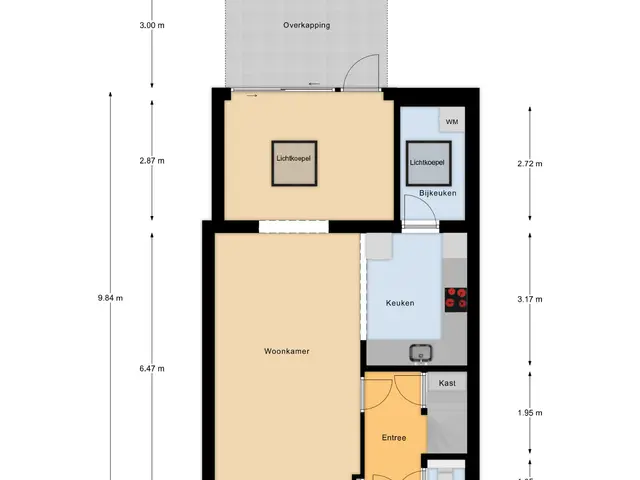 Plattegrond van Kasteellaan 20