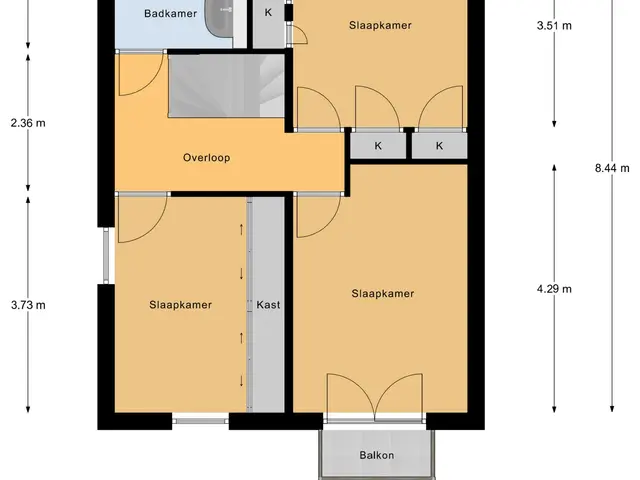 Plattegrond van Celsiuslaan 7