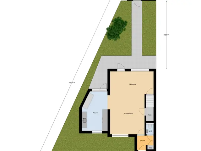 Plattegrond van Thorbeckeplein 10