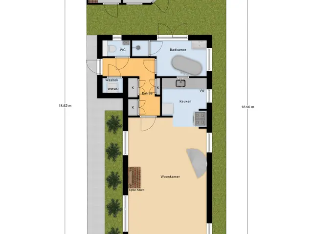 Plattegrond van Nieuwevaart 120