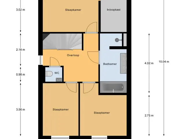 Plattegrond van Nachtegaal 4