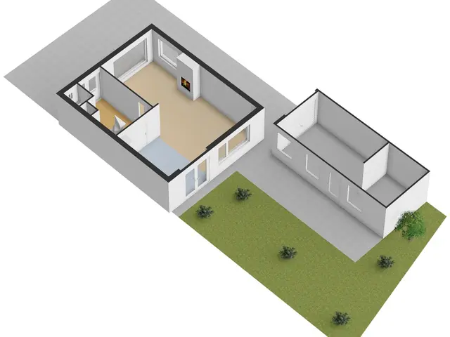 Plattegrond van Clauslaan 5