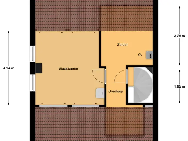 Plattegrond van Clauslaan 5