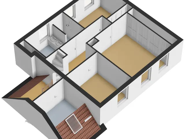Plattegrond van De Ruyterstraat 22