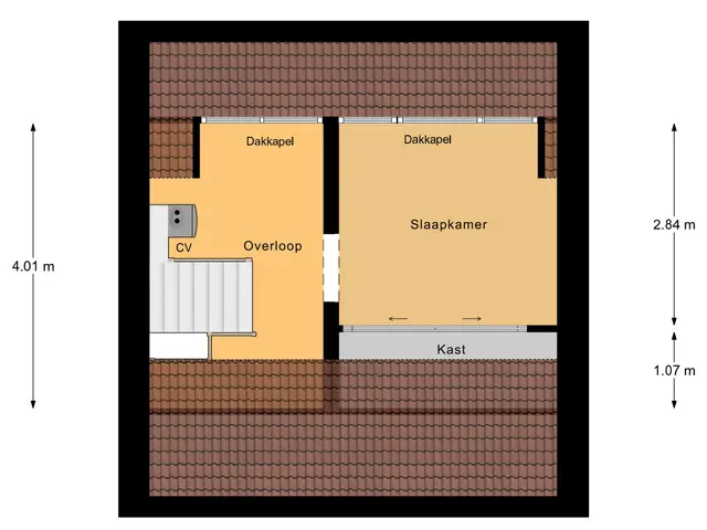 Plattegrond van Rembrandtstraat 44