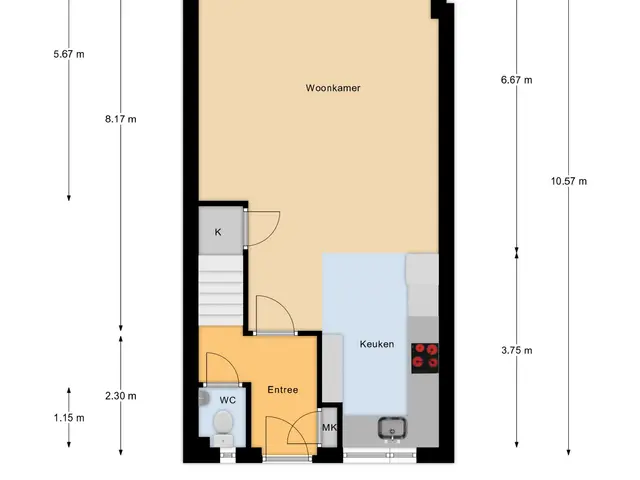 Plattegrond van Beneluxplein 4