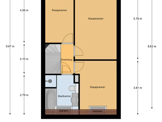 Plattegrond van Thorbeckeplein 65