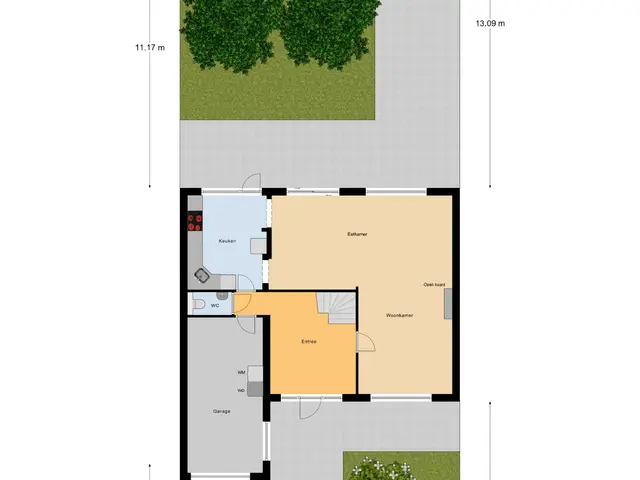 Plattegrond van Verdilaan 13
