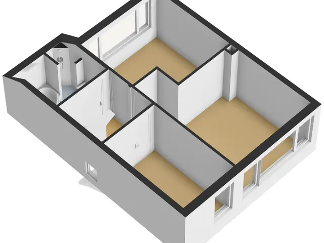 Plattegrond van Trompstraat 21
