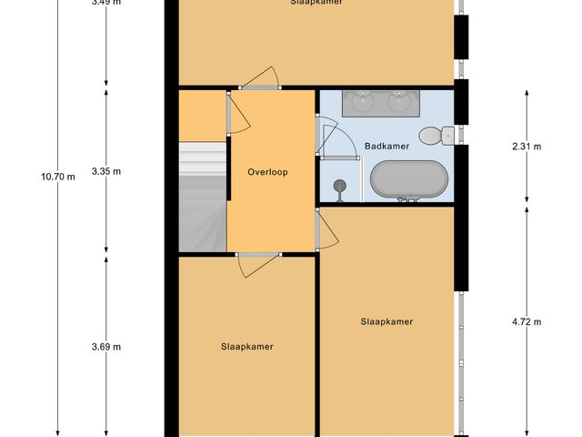 Plattegrond van Soedanlaan 6