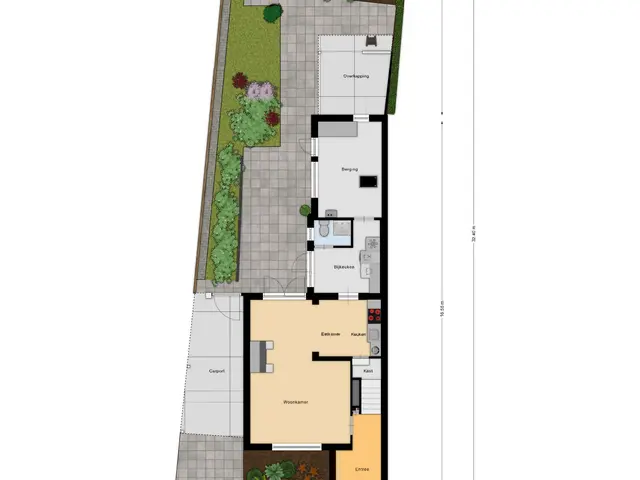 Plattegrond van Burgemeester van de Heijdenstraat 69