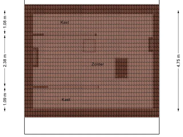 Plattegrond van Burgemeester van de Heijdenstraat 69