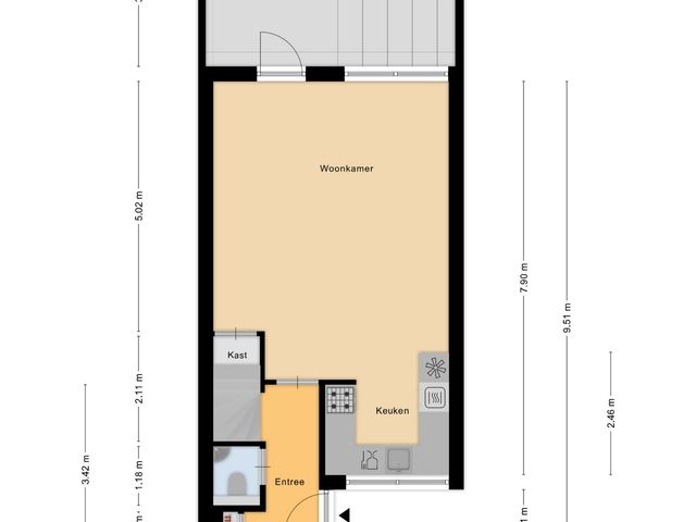Plattegrond van Wolgaplantsoen 5