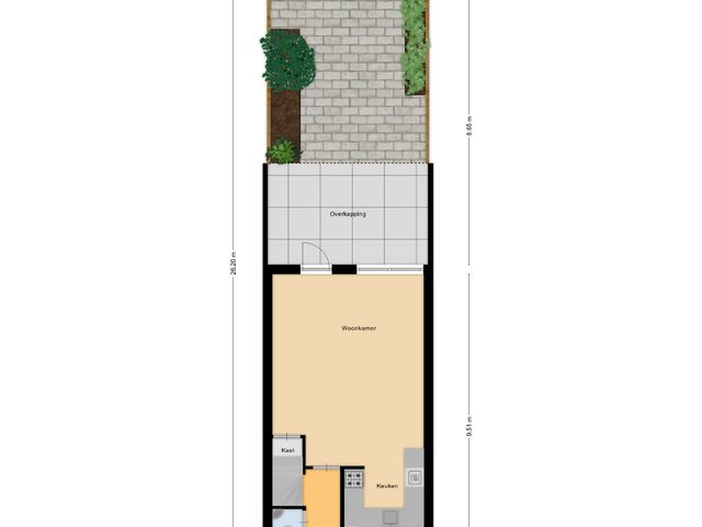 Plattegrond van Wolgaplantsoen 5