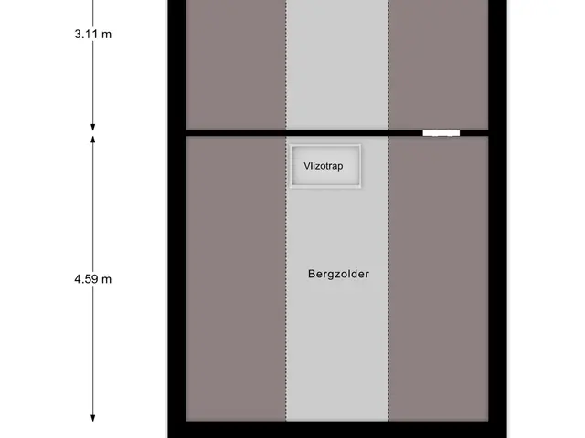 Plattegrond van Akkerstraat 12