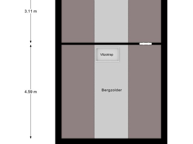 Plattegrond van Akkerstraat 12