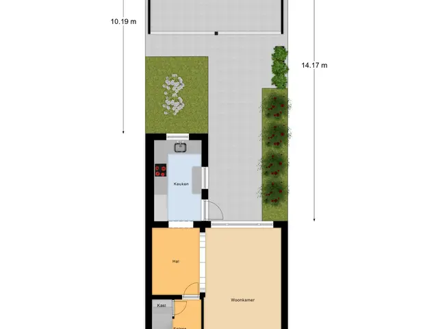 Plattegrond van Tullensstraat 31