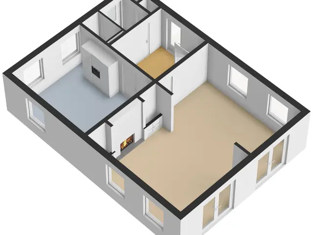 Plattegrond van Jan van Wijckstraat 1