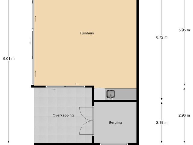 Plattegrond van De Roverestraat 8