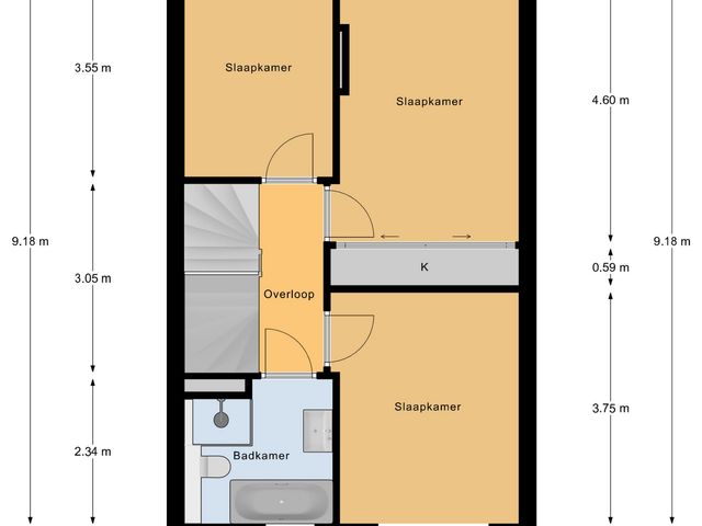 Plattegrond van Binnenhof 7
