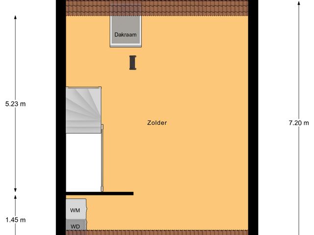 Plattegrond van Binnenhof 7
