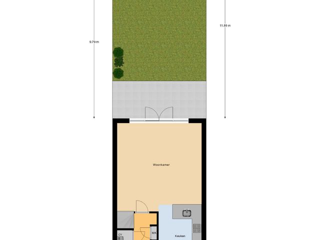 Plattegrond van Binnenhof 7