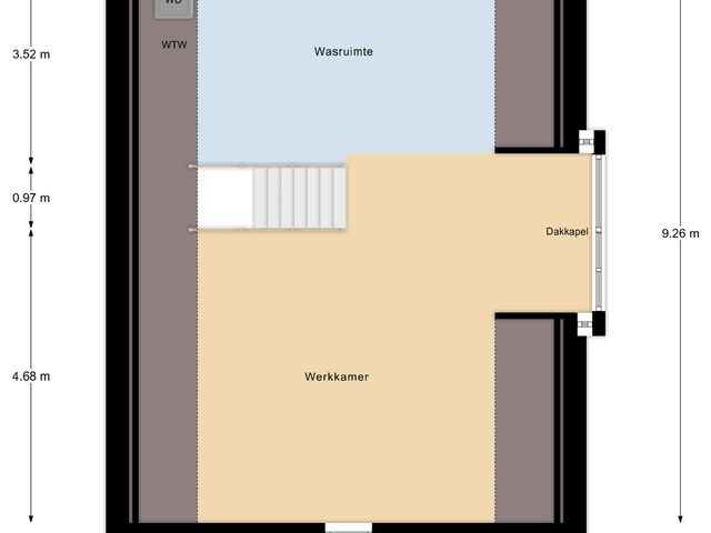 Plattegrond van Ruisvoorn 6