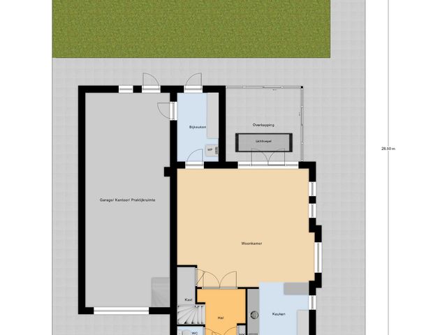 Plattegrond van Ruisvoorn 6