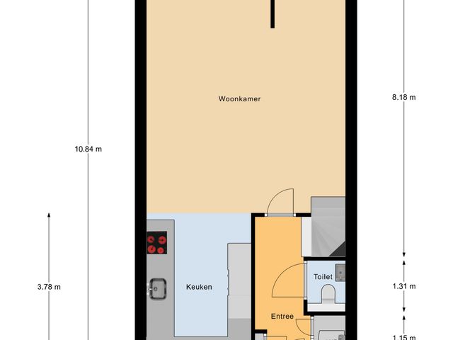 Plattegrond van Blauwbleuren 8
