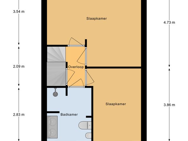 Plattegrond van De Savornin Lohmanlaan 4