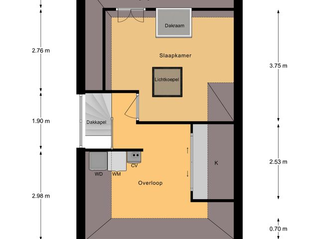 Plattegrond van De Savornin Lohmanlaan 4