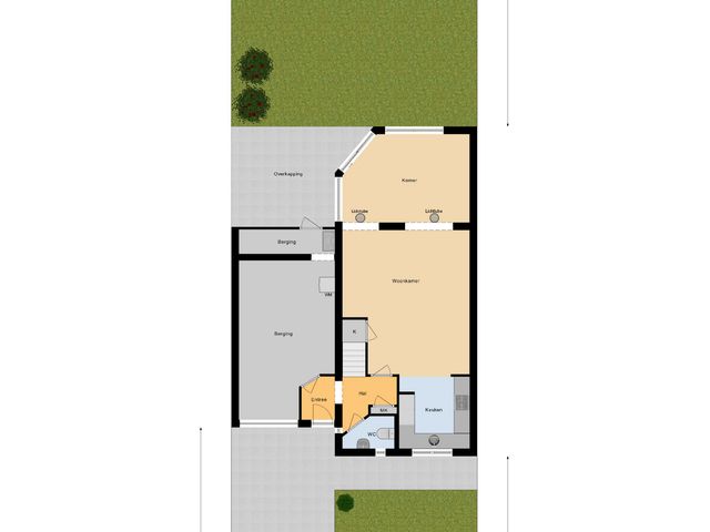 Plattegrond van De Savornin Lohmanlaan 4
