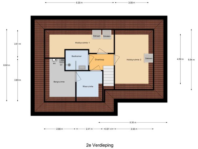 Plattegrond van Molenpark 28