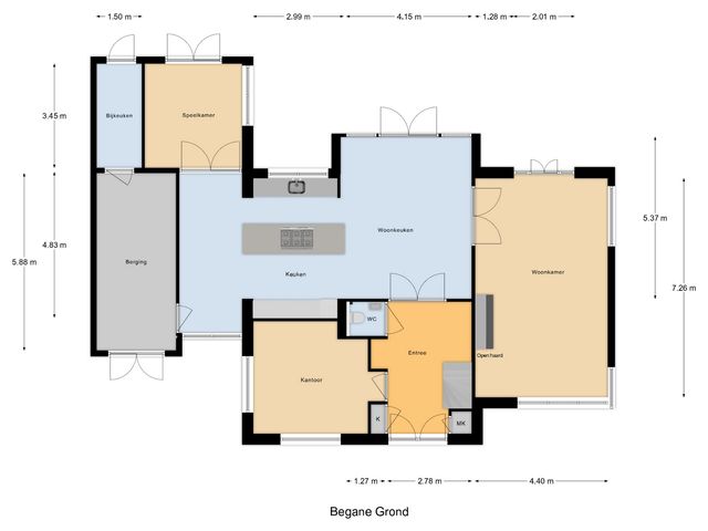 Plattegrond van Molenpark 28