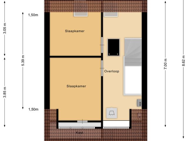 Plattegrond van Beukenhof 7
