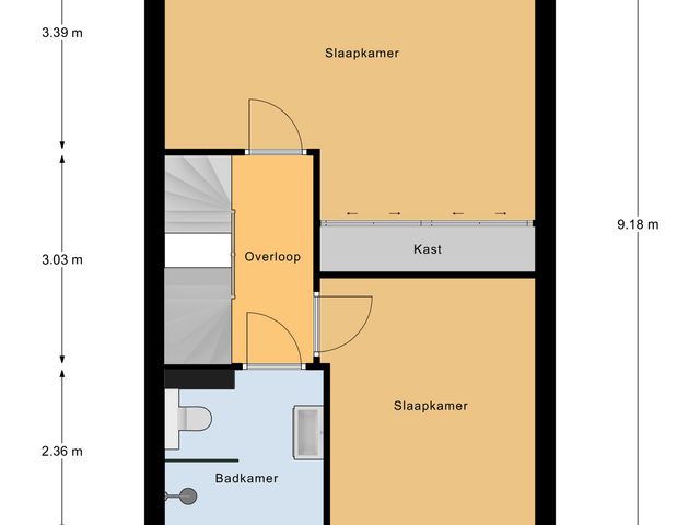 Plattegrond van Binnenhof 3
