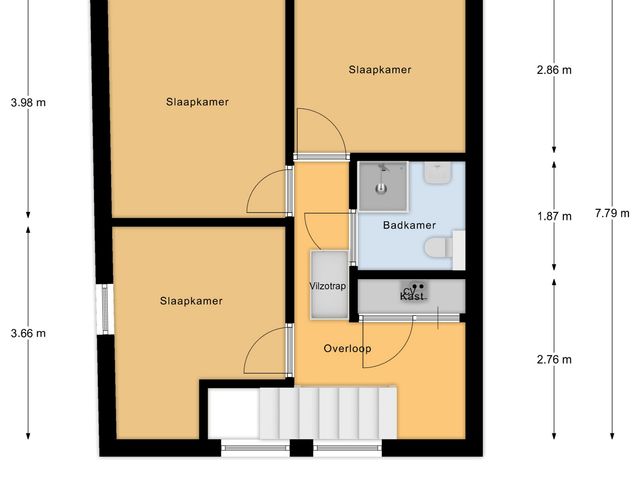 Plattegrond van Akkerpadhof 4