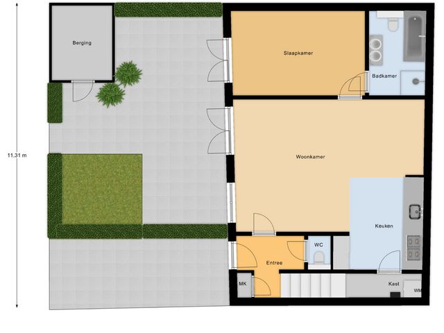 Plattegrond van Akkerpadhof 4