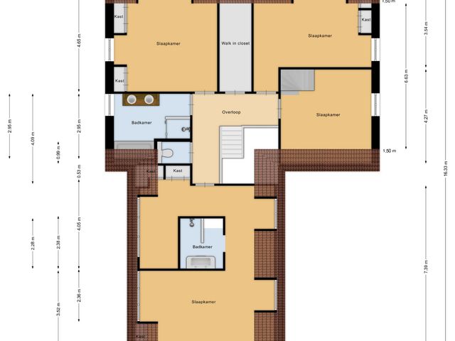 Plattegrond van Hendrik de Jonghstraat 5