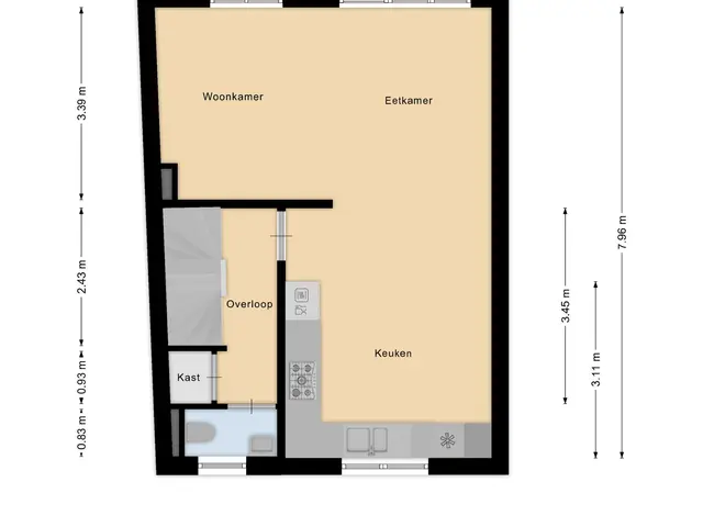 Foto van Drietrompetterstraat 10