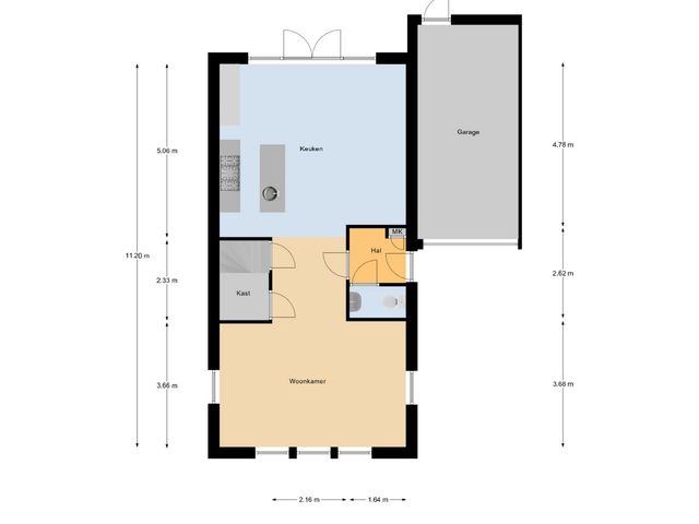 Plattegrond van Laan van Oceanië 36