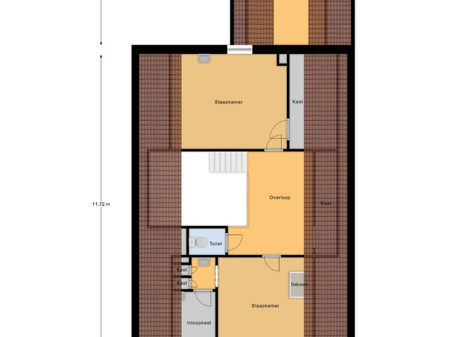 Plattegrond van Van Haestrechtstraat 10