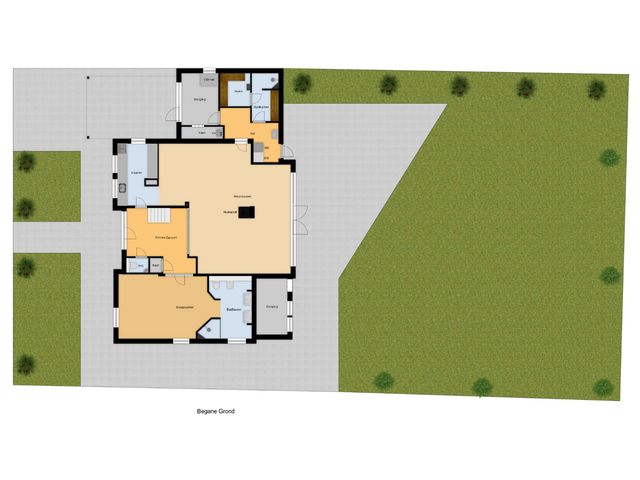 Plattegrond van Van Haestrechtstraat 10