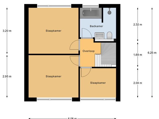 Plattegrond van Irenelaan 30