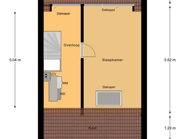 Plattegrond van Beellaan 12