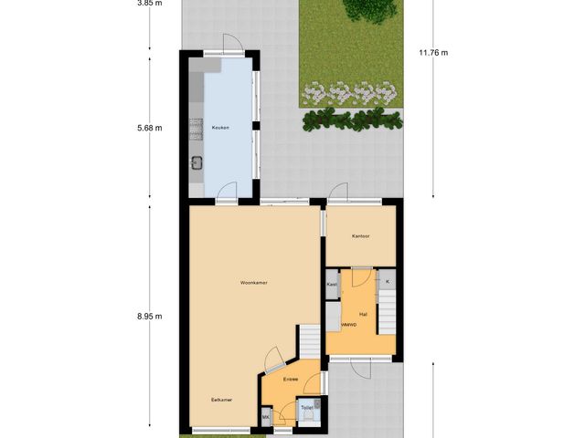 Plattegrond van Rijnring 113