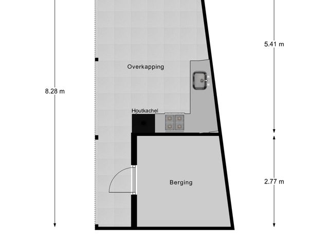 Plattegrond van Onze Lieve Vrouweschutsstraat 19