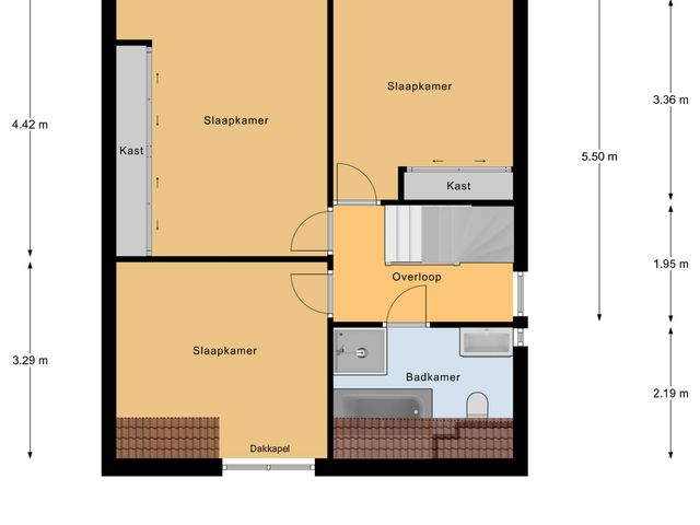 Plattegrond van Van Agtlaan 15